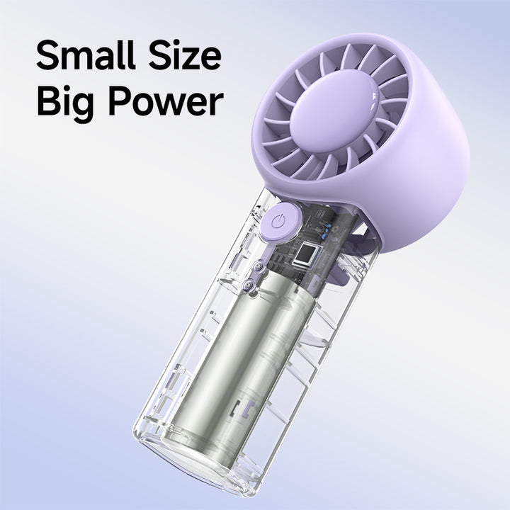 Unisex nan compact rechargeable handheld personal fan with quiet brushless motor Stornfield