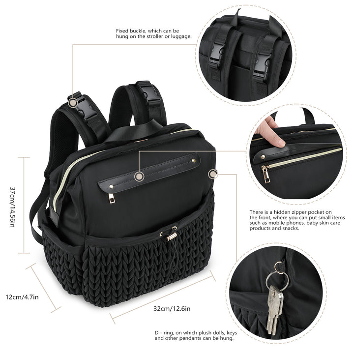 More elegant and spacious wrap backpack Stornfield