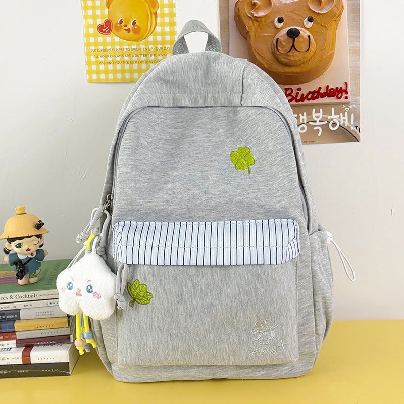 Playful Embroidered Casual Backpack Stornfield