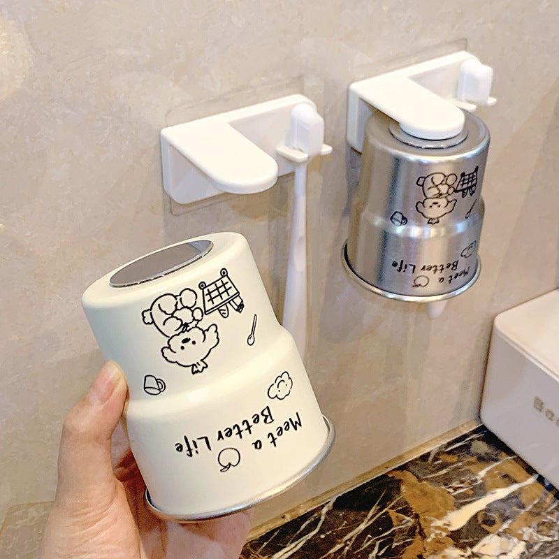Wall-mounted toothbrush holder made of stainless steel Stornfield