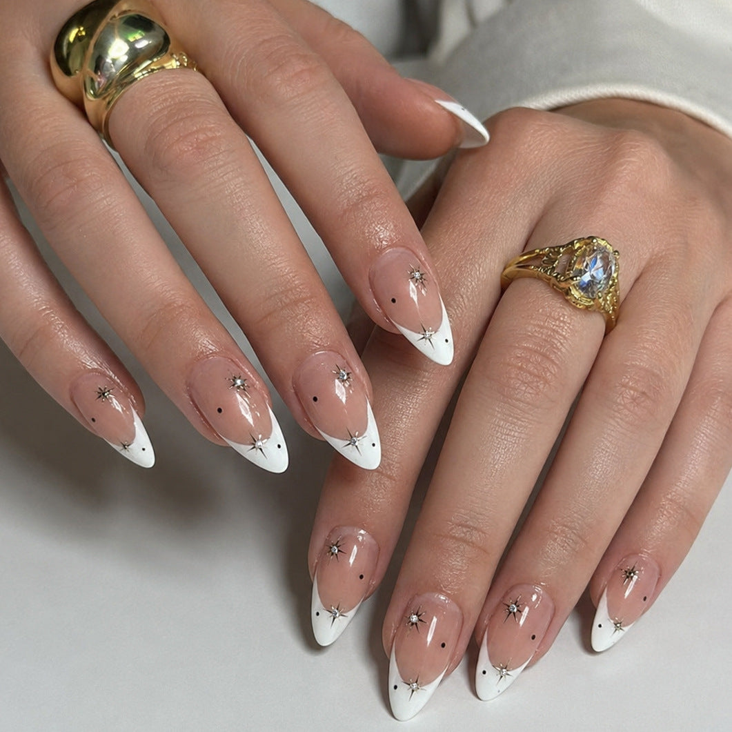 Elegant Accented Stiletto Nail Art Enhancements Stornfield