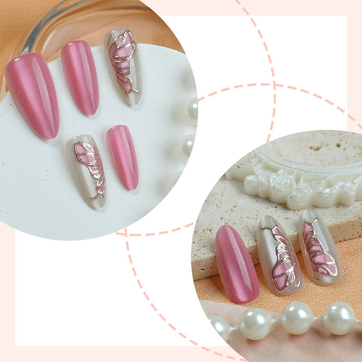 Artisan Decorated Press-On Nail Set Stornfield