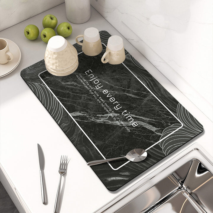 Marble-Inspired Table Mat Stornfield