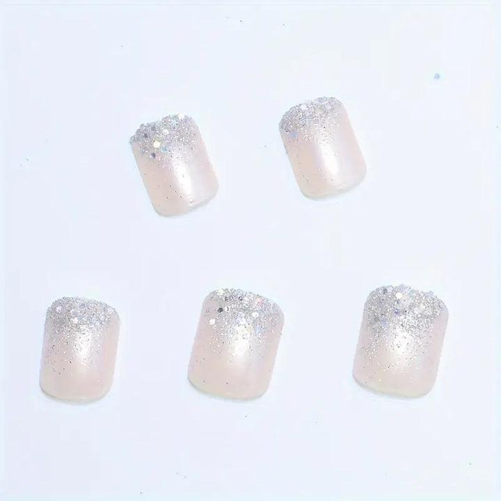 Glittery Acrylic Nail Enhancements Stornfield