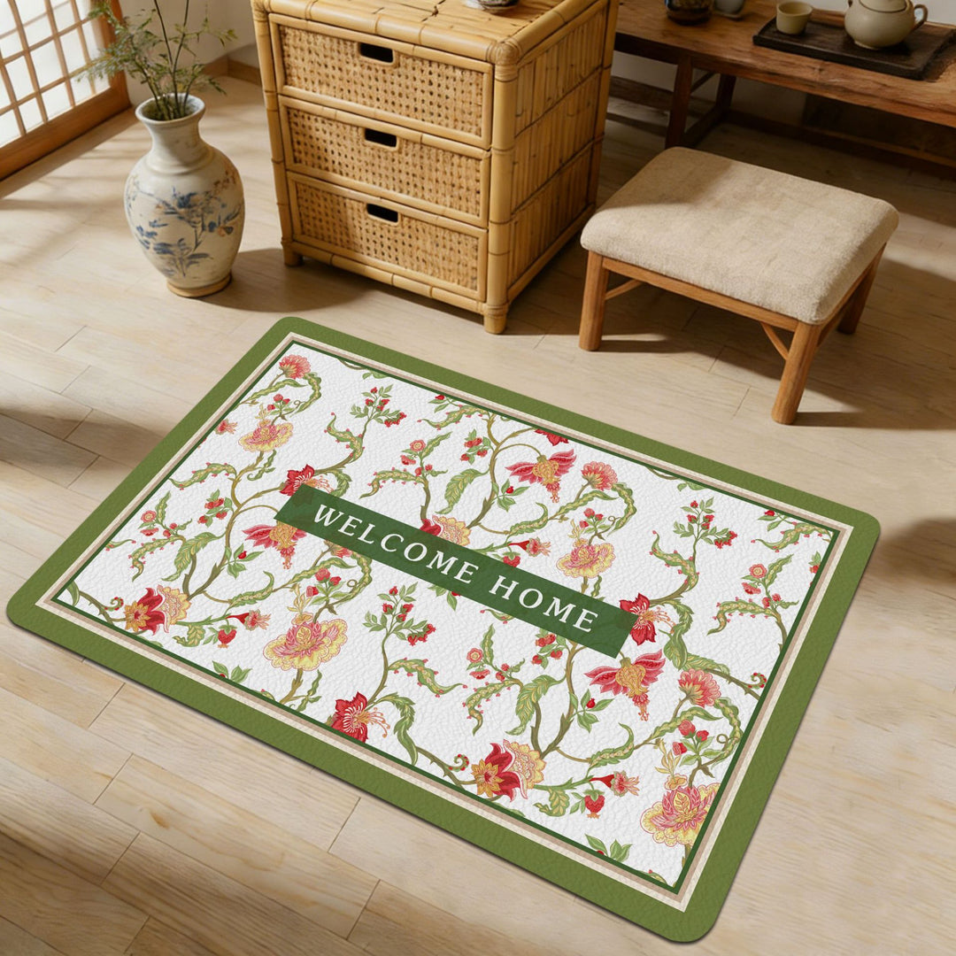 Citrus-Themed Comfort Bath Mat Stornfield
