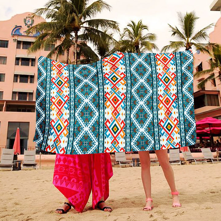 Beach blanket with creative art design Stornfield