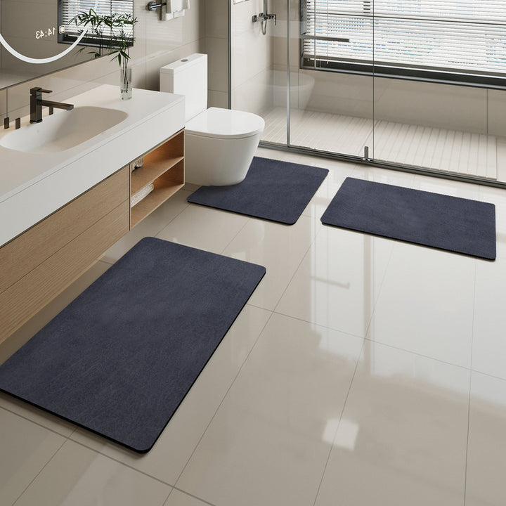 Soft Marble Pattern Bath Mat