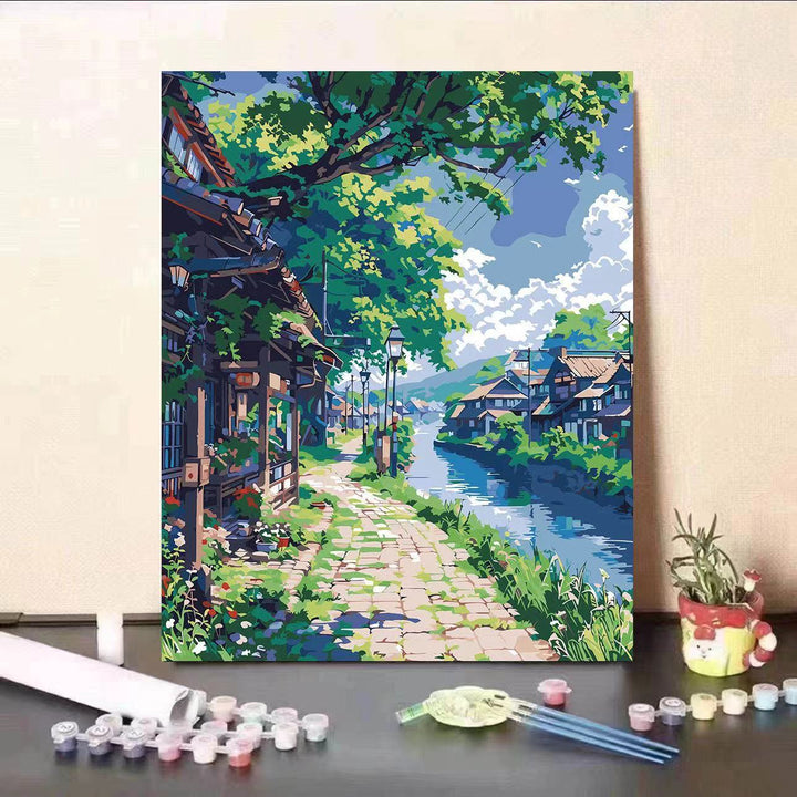 DIY Scenic Landscape Paint by Numbers Kit Stornfield