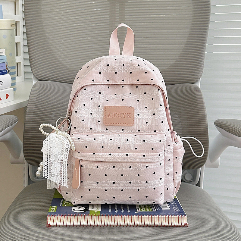 Compact Polka Dot Backpack Stornfield