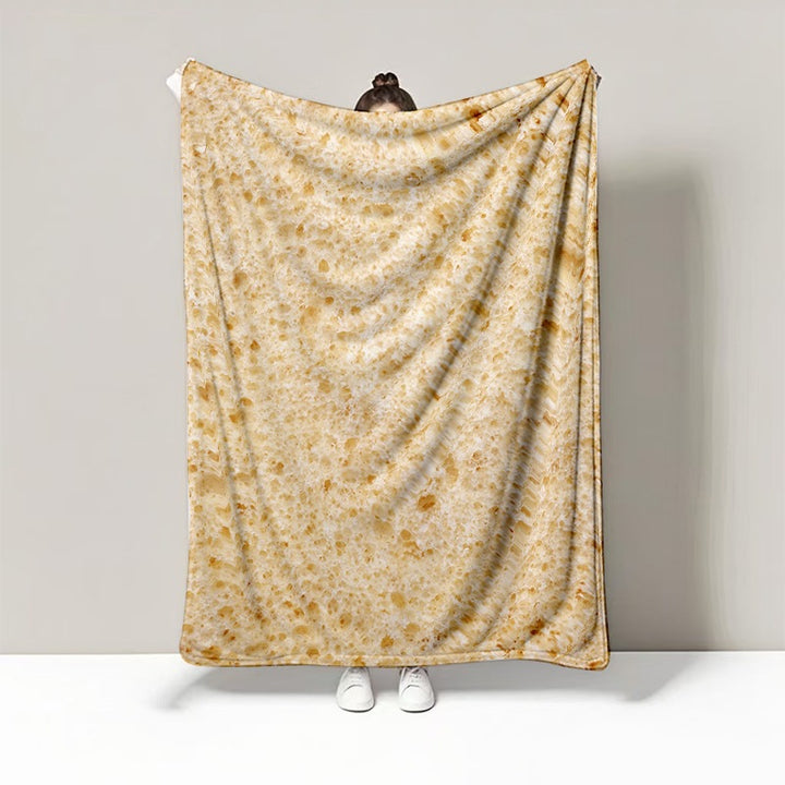 Fun Tortilla-Designed Fleece Blanket