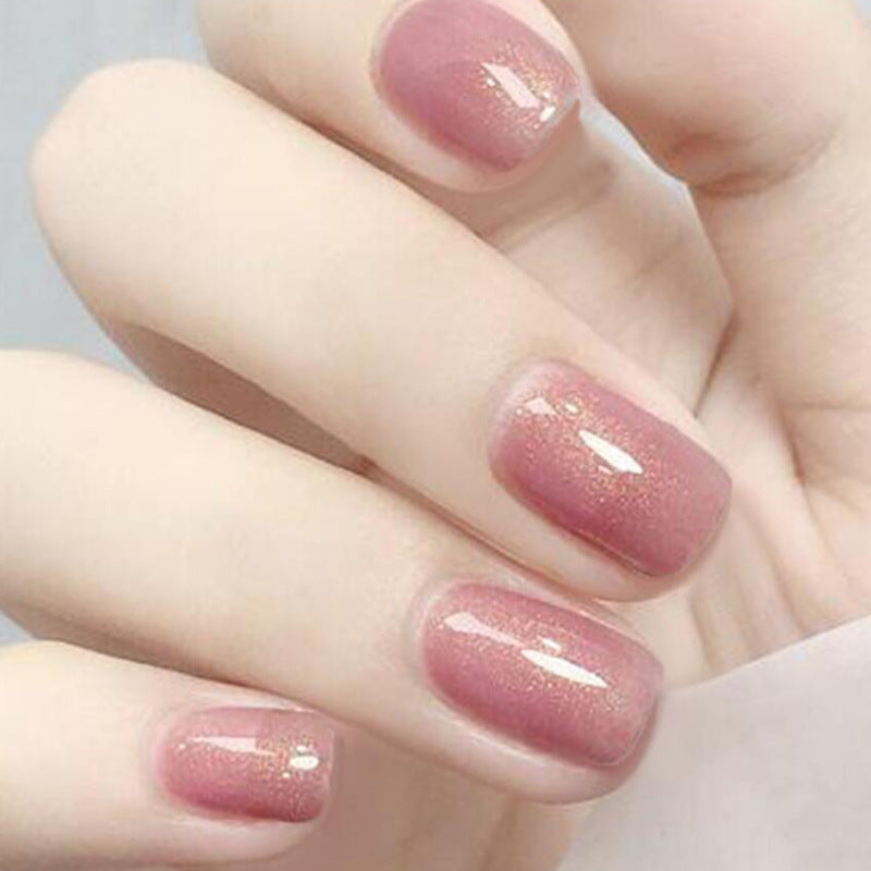 Glittery Gel Press-On Nails Stornfield