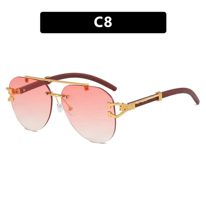 Women's sunglasses with elegant design and wooden accents Stornfield