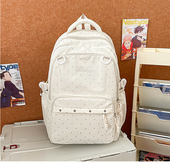 Stylish Multi-Pocket Backpack with Cute Accessories Stornfield