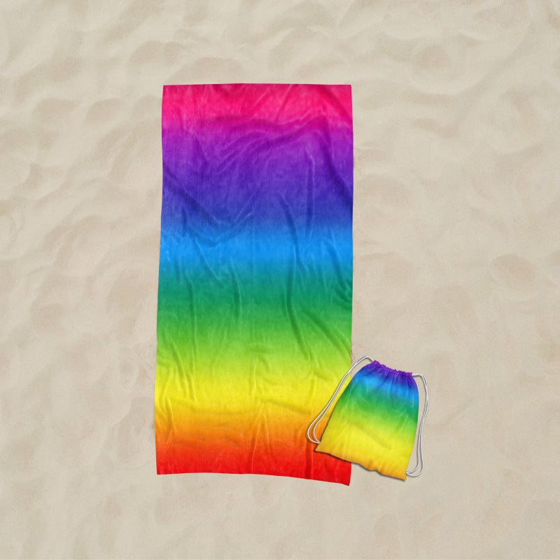 Beach towel with elaborate wave design Stornfield