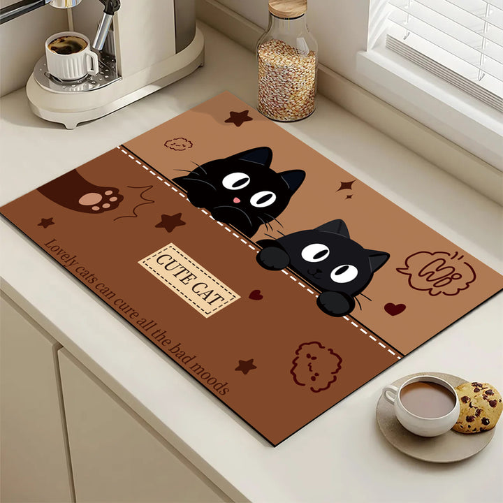 Cute Cartoon Dog Kitchen Mat Stornfield