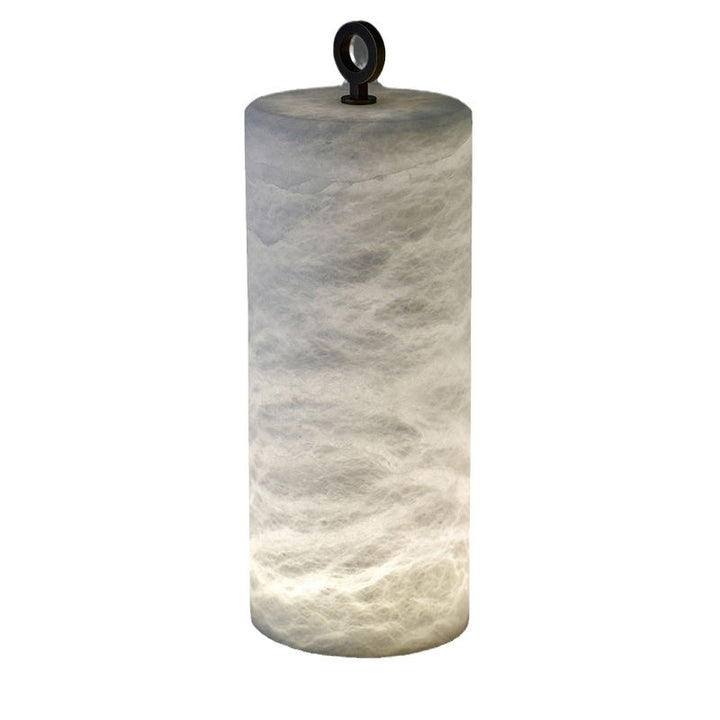 Sculptural Alabaster Table Lamp