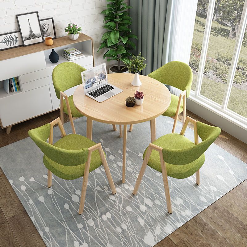 Dining chair with ergonomic upholstery and modern design Stornfield