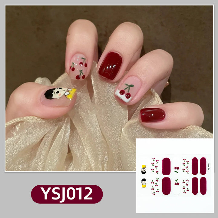 Artistic nail decoration with glitter details Stornfield