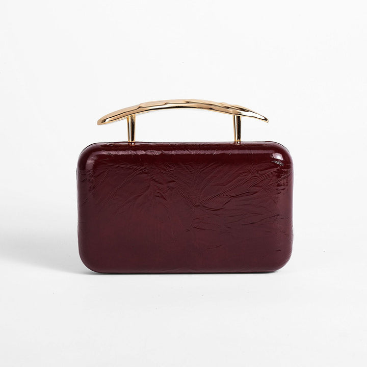 Elegant Marbled Evening Clutch