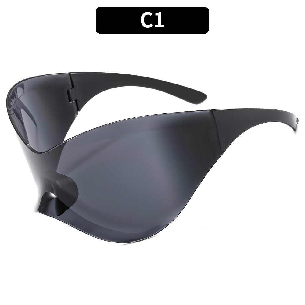 Futuristic High-Performance Shield Sunglasses