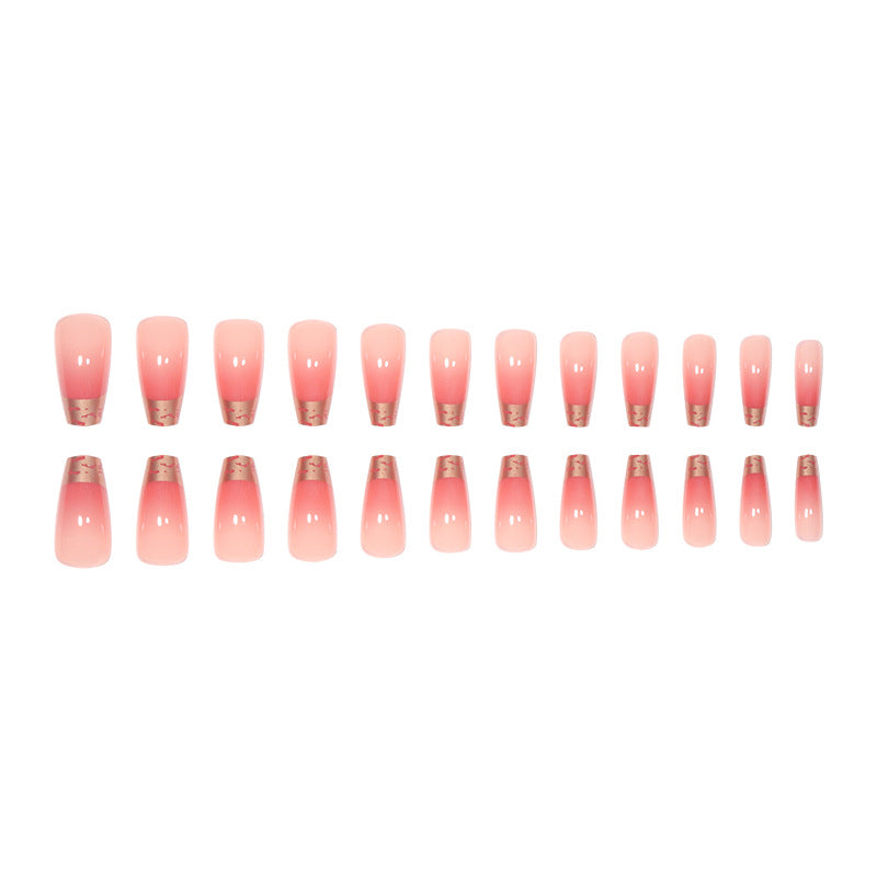 Elegant Gradient Stiletto Press-On Nails Stornfield