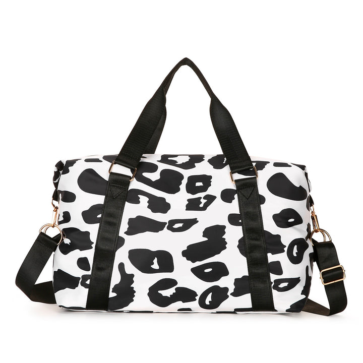 Sporty Tote Bag With Stylish Leopard Print Stornfield