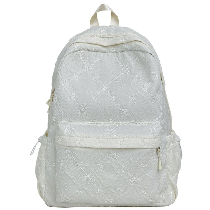 Backpack with Stylish Embossed Design and Multiple Compartments Stornfield