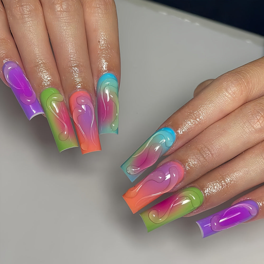 Trendy Colored Artificial Nails Stornfield