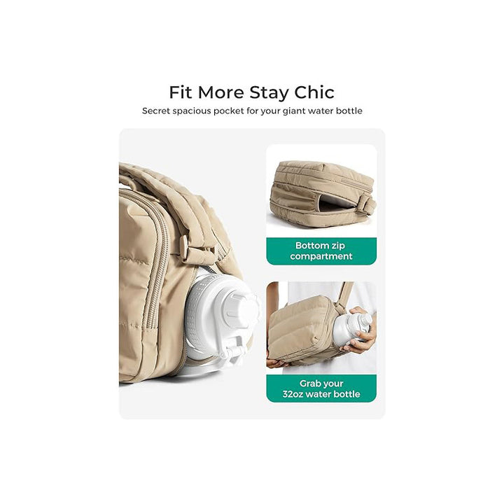 Multifunctional shoulder bag with separate compartment for personal items Stornfield