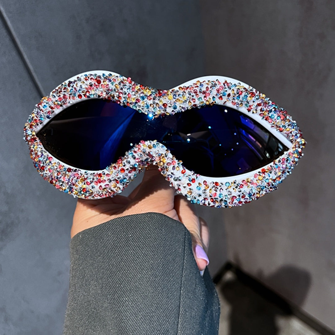 Women statement sunglasses with sparkling crystal embellishments Stornfield