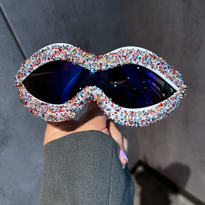 Women statement sunglasses with sparkling crystal embellishments Stornfield