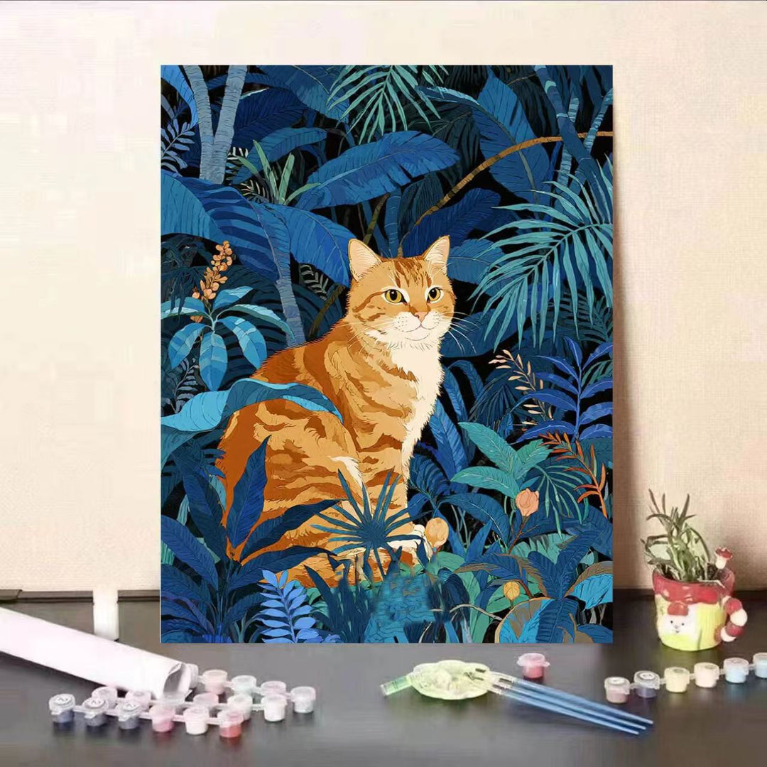 Cat-Themed Paint by Numbers Art Kit Stornfield