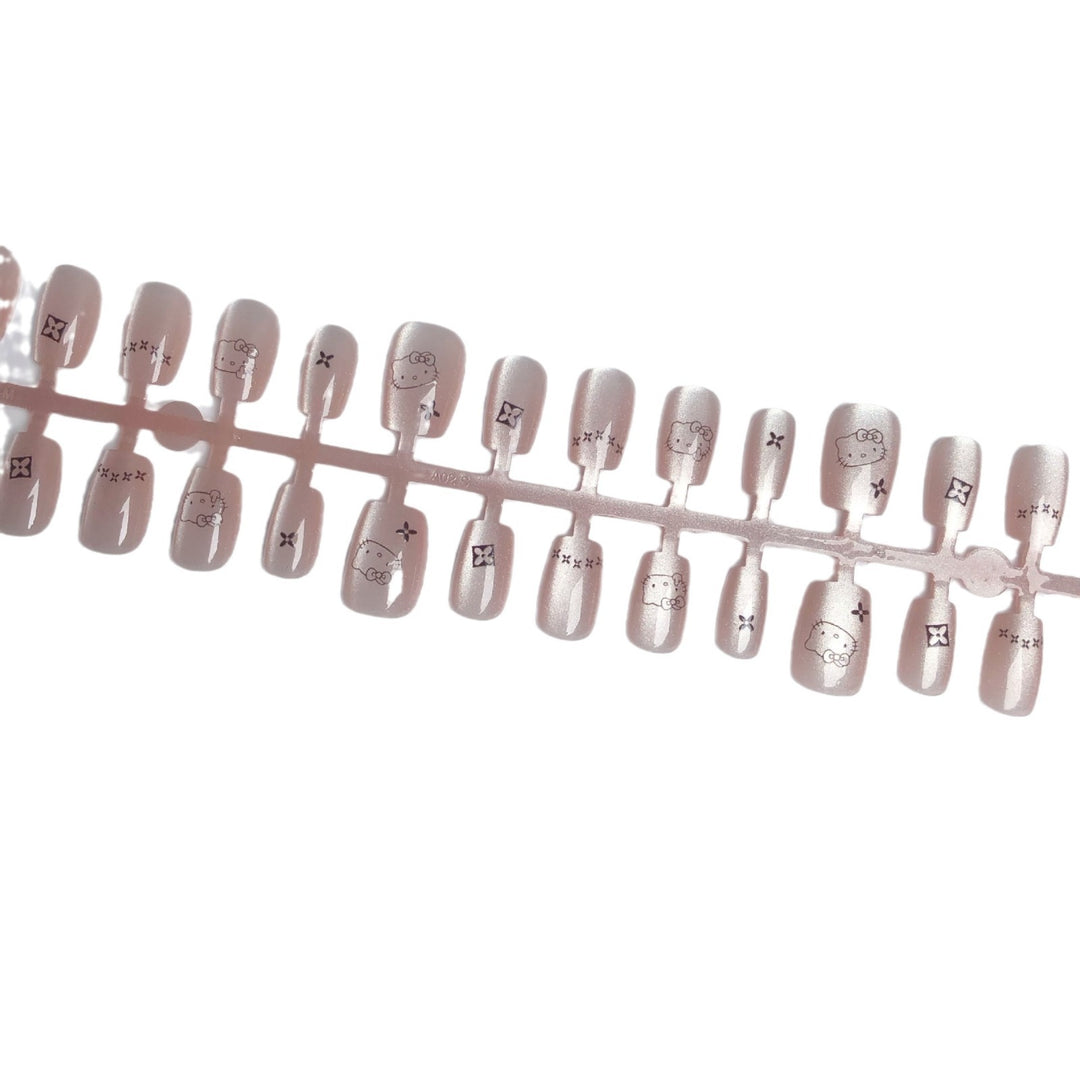 Character-Themed Press-On Nail Art Set