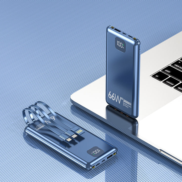 Compact power bank with integrated fast charging ports Stornfield