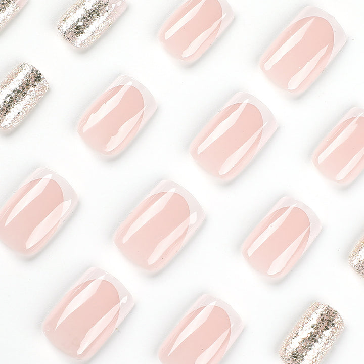 Sparkling nail art with glitter accents Stornfield