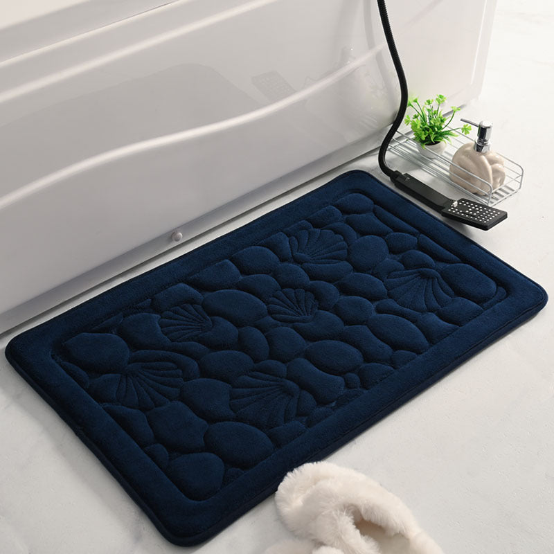 Textured Seashell Bath Mat