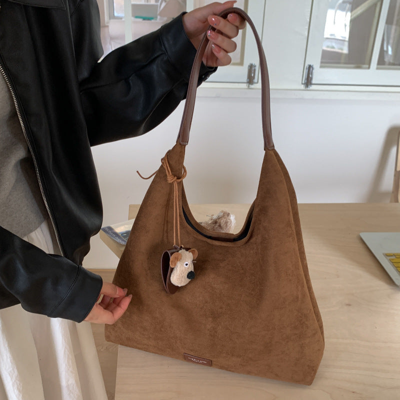 Premium Suede Slouchy Tote Bag Stornfield