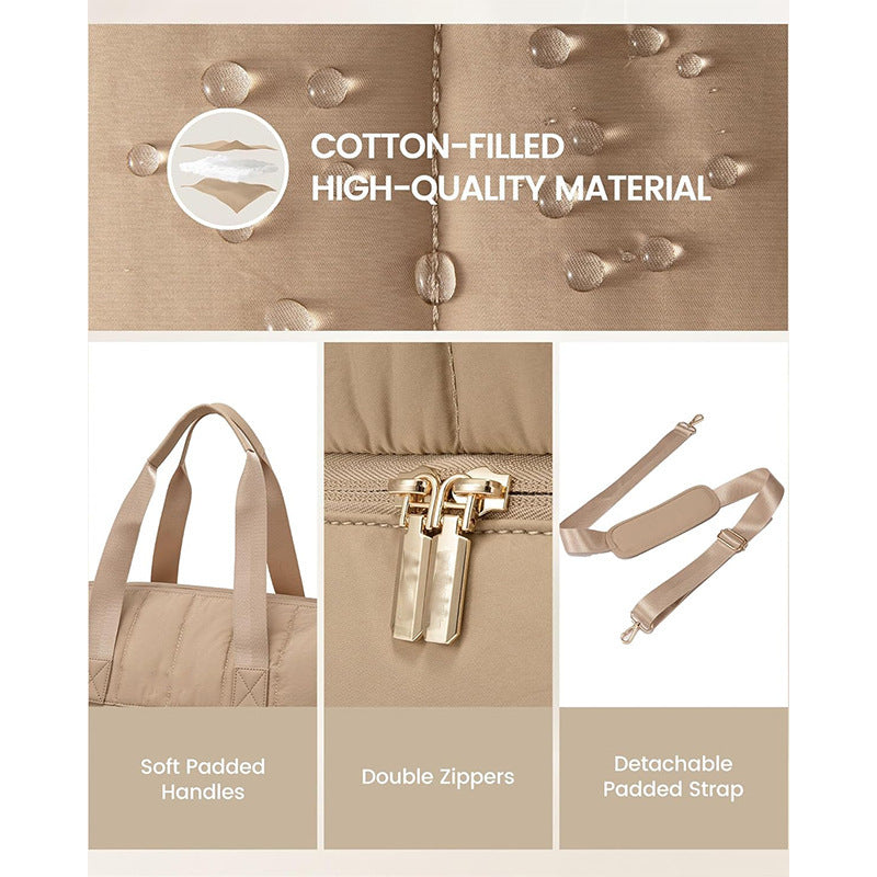 Fashionable and Practical Leisure Tote Bag with Detachable Cosmetic Pouch Stornfield