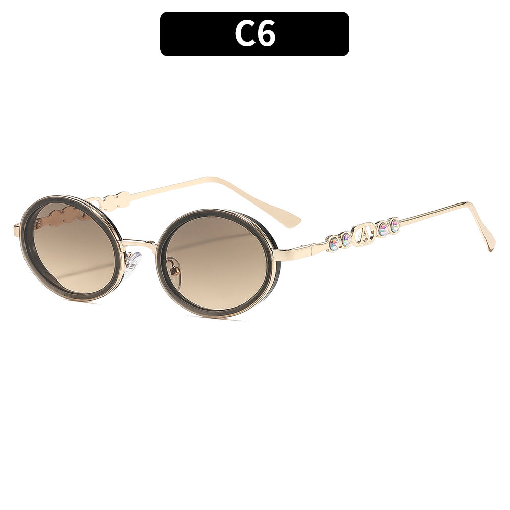 Round Frame Fashion Sunglasses