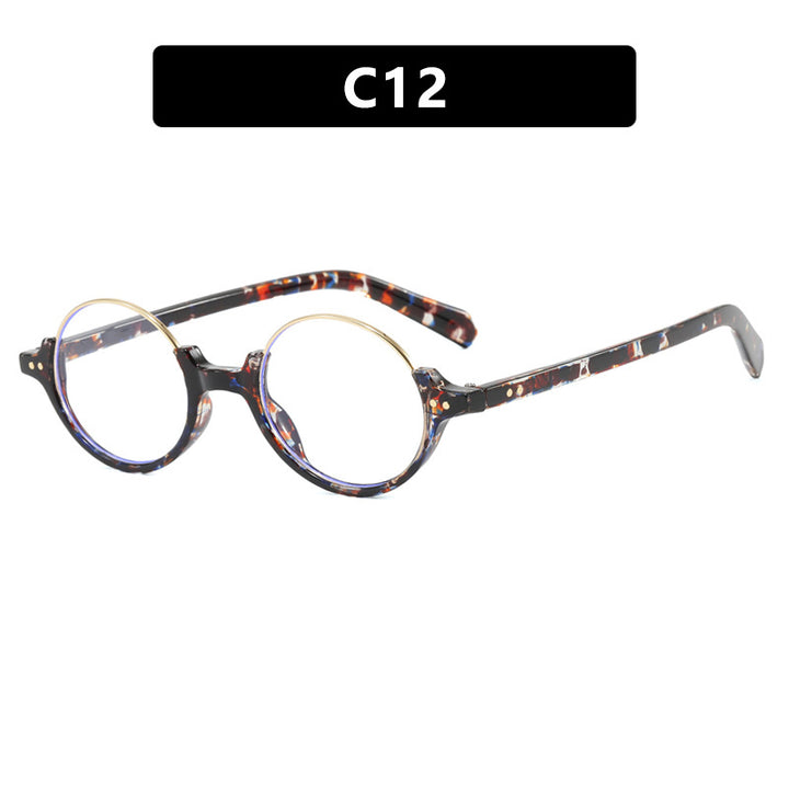 Women's round sunglasses with elegant plastic frame Stornfield