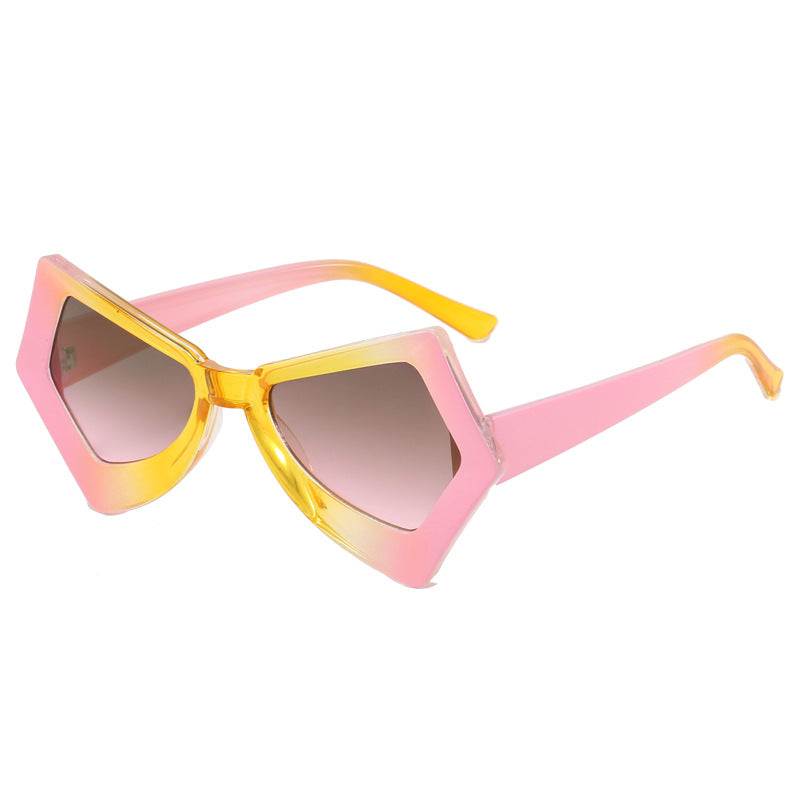 Women's polygonal sunglasses in extravagant design Stornfield