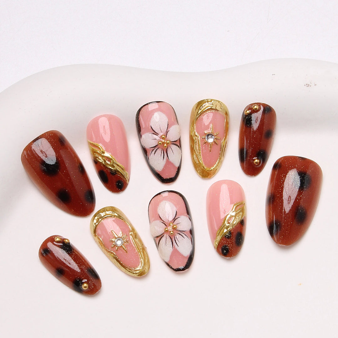 Artistic Press-On Nail Art Set Stornfield