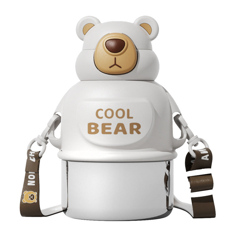 Unisex water bottle in bear design by Stornfield
