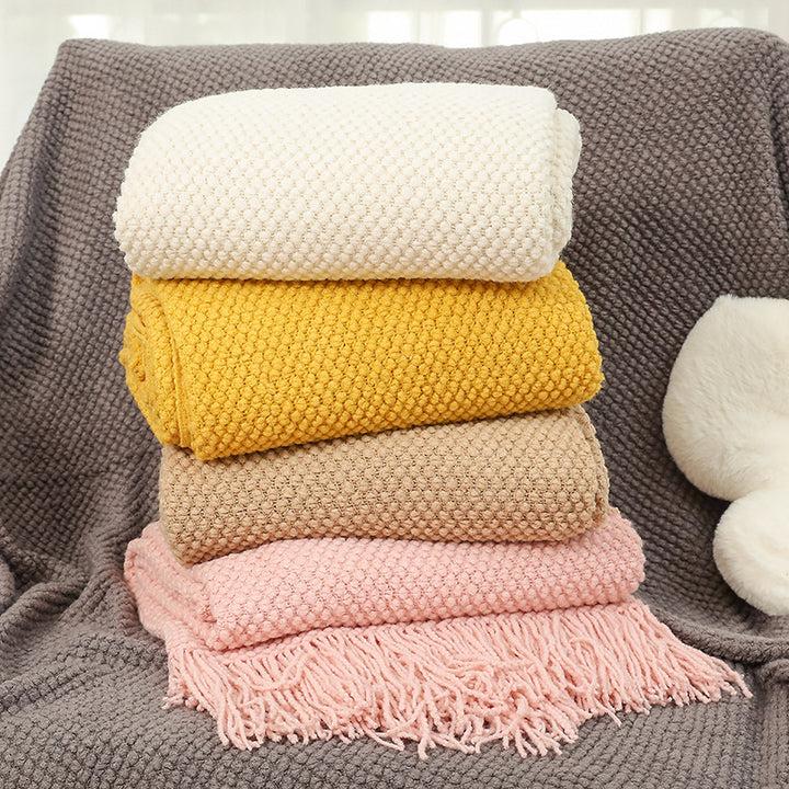 Cozy Knitted Blanket
