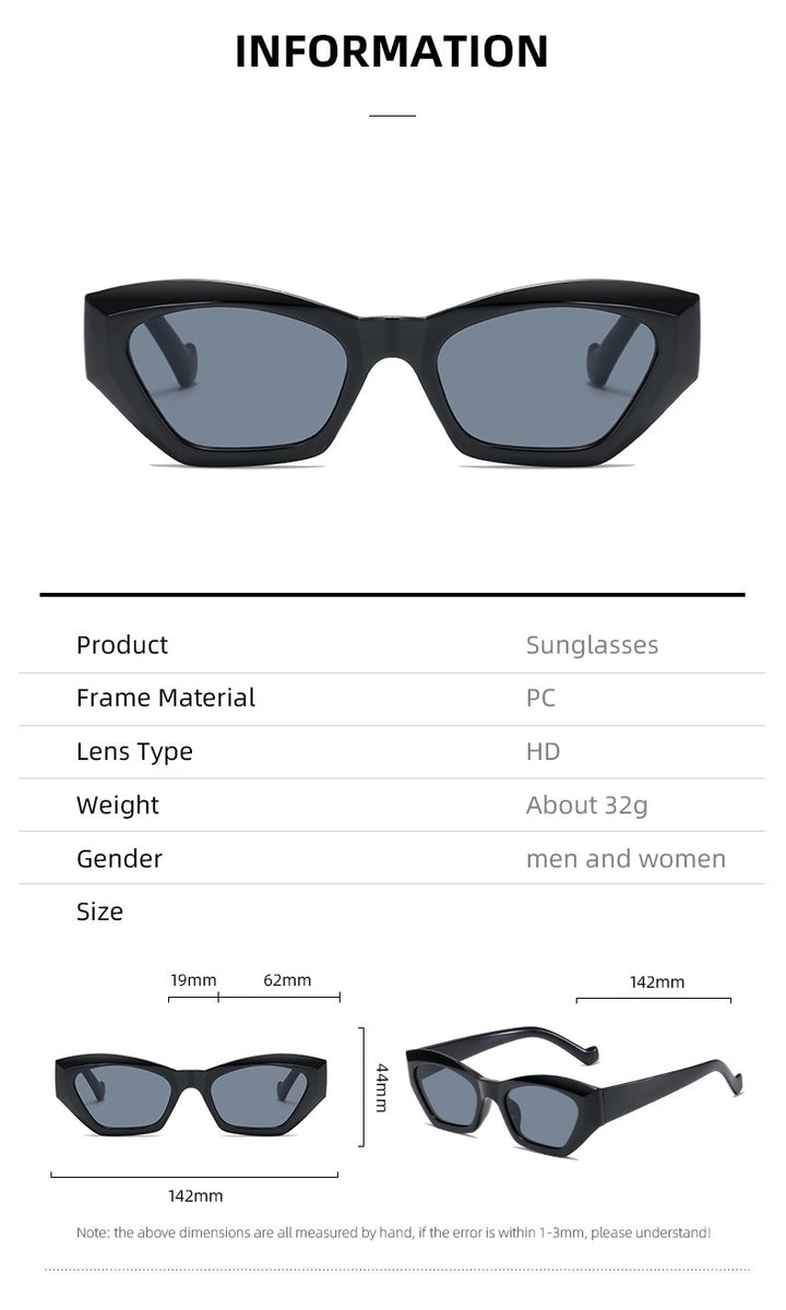 Ladies fashionable sunglasses in extravagant leopard pattern Stornfield
