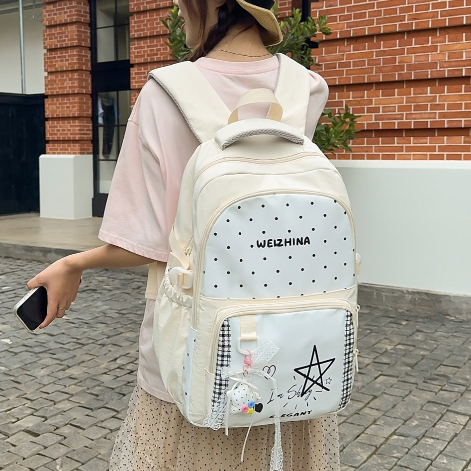 Trendy Polka Dot Backpack Stornfield 1791204846