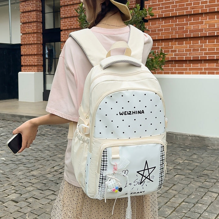 Trendy Polka Dot Backpack Stornfield 1791204846