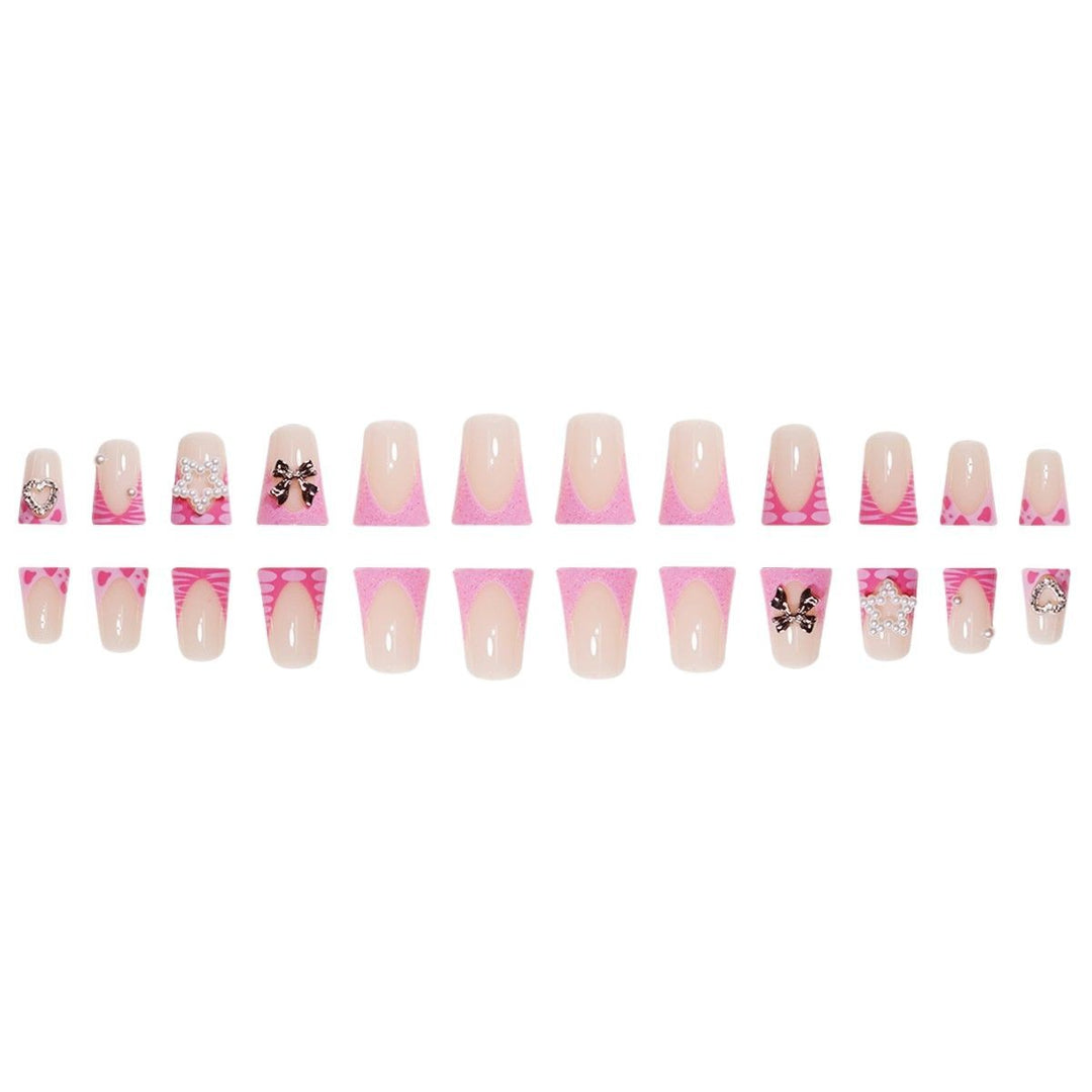 Decorative Press-On Nail Extensions with 3D Accents Stornfield