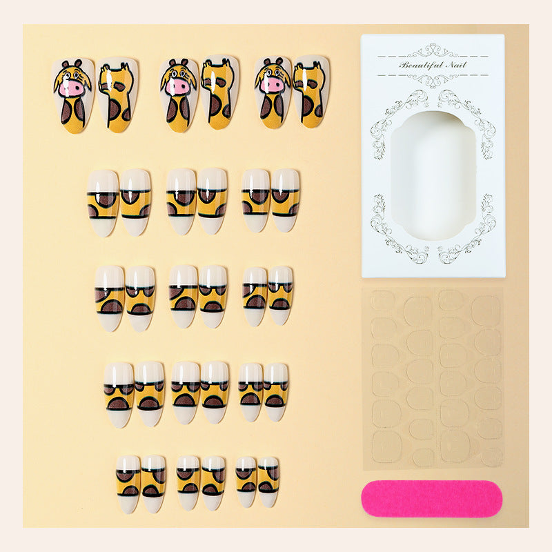 Creative Animal-Themed Press-On Nail Set Stornfield