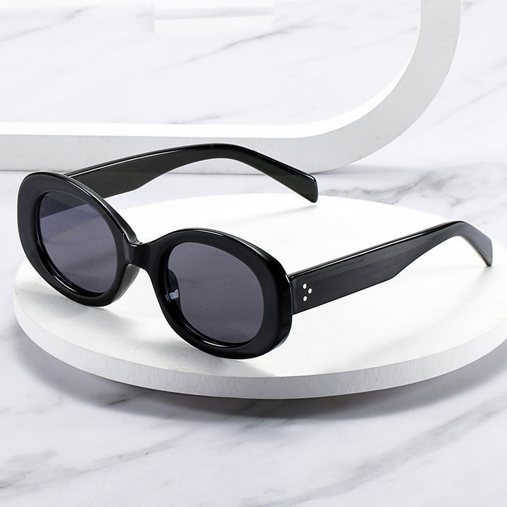 Vintage-Style Oval Frame Sunglasses Stornfield